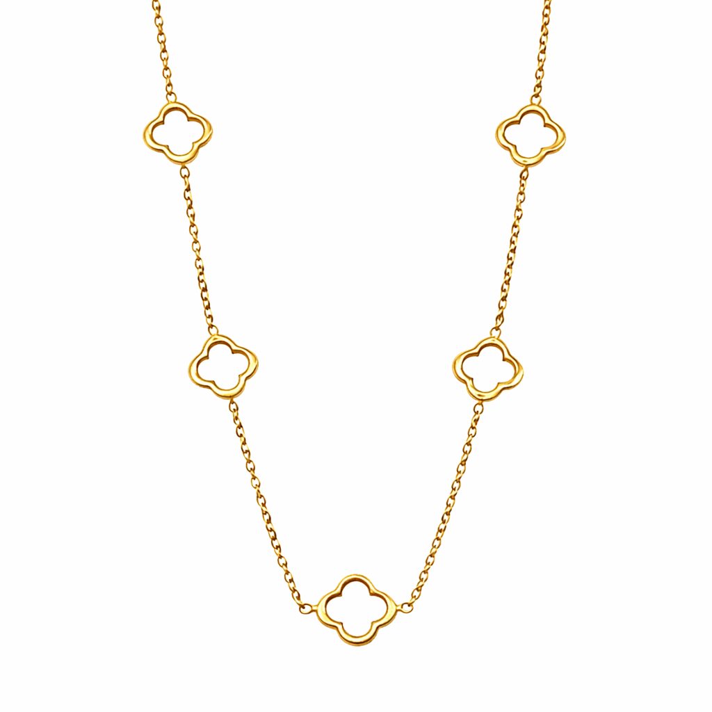 Cut Out Clover Necklace