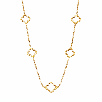 Cut Out Clover Necklace