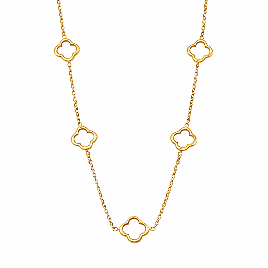 Cut Out Clover Necklace