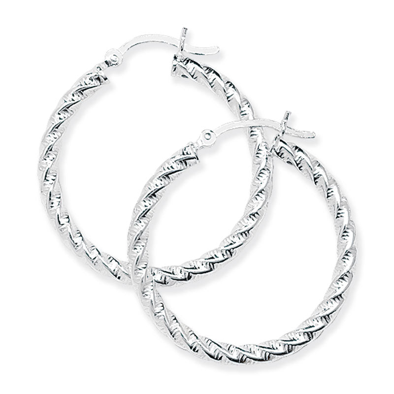 Twist Hoop Earrings