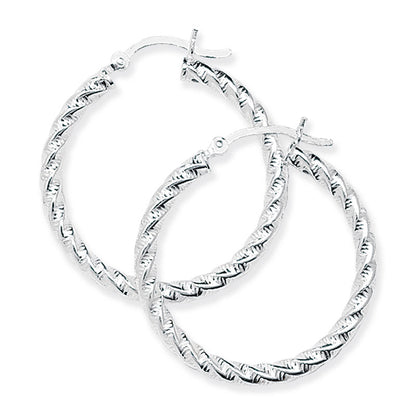 Twist Hoop Earrings