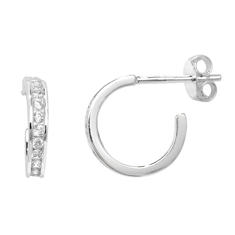 Silver Small Hoop Earrings