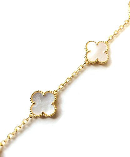 Pearl Clover Bracelet