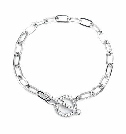 T- Bar Cz Bracelet