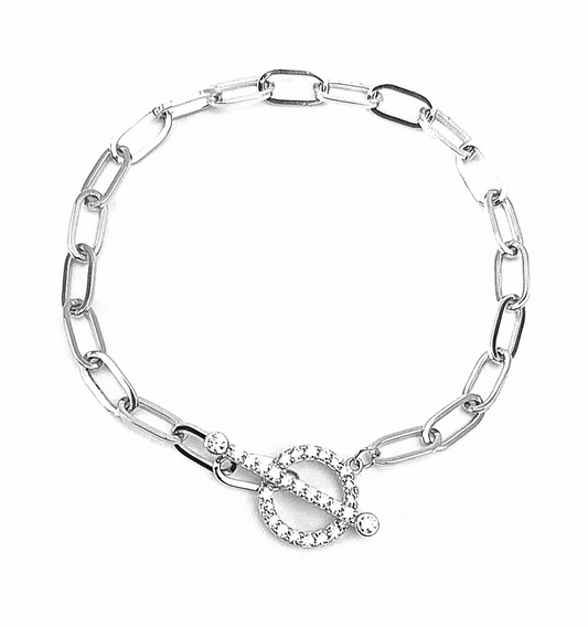 T- Bar Cz Bracelet