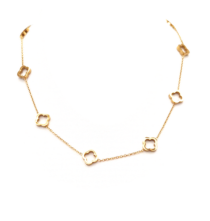 Cut Out Clover Necklace