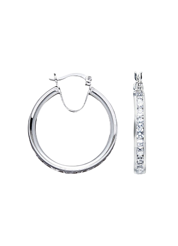 Crystal Hoop Earrings