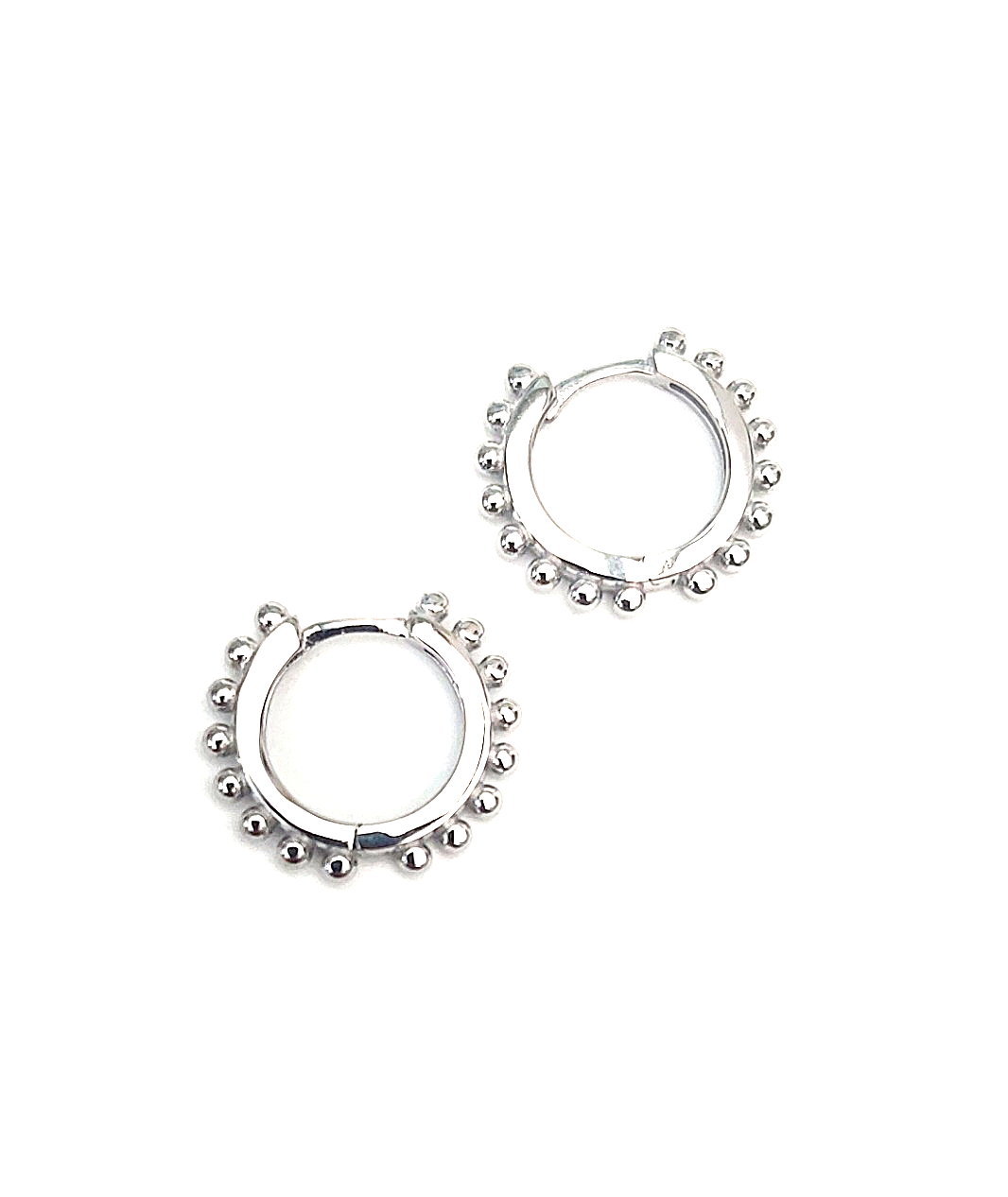 Beaded Hoop Earrings