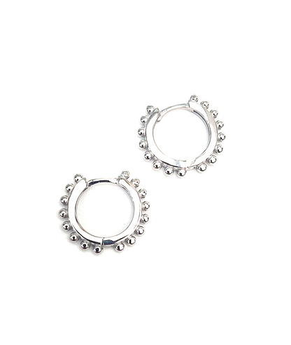 Beaded Hoop Earrings
