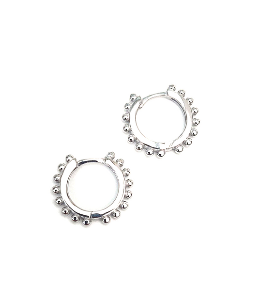 Beaded Hoop Earrings