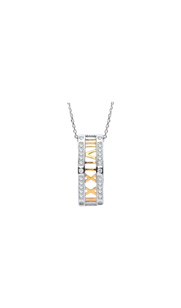 Sterling Silver Roman Necklace