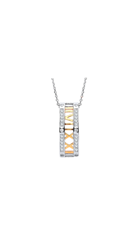 Sterling Silver Roman Necklace
