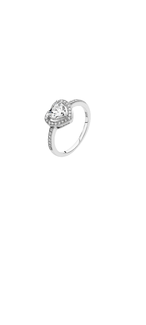 Heart Cz Ring