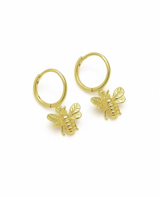 Bee Huggie Earrings