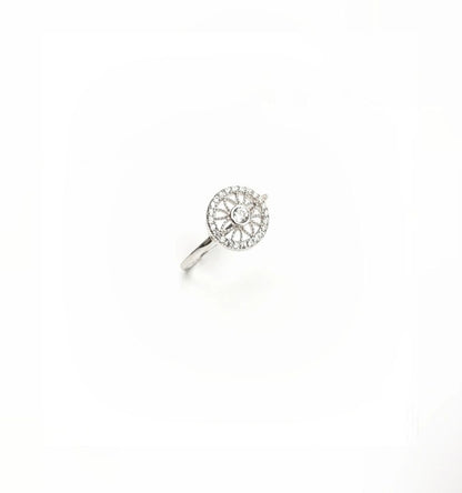 Cz Circle Ring