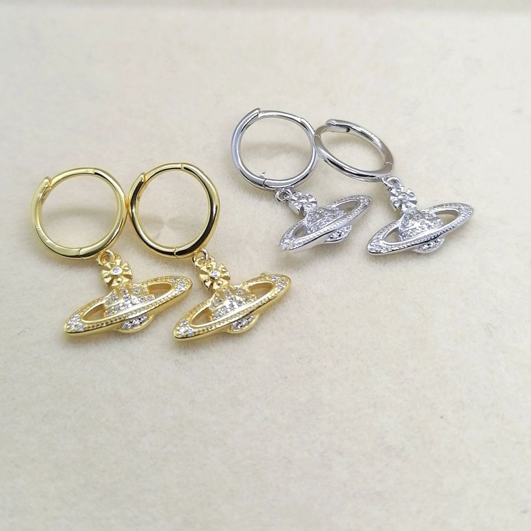 Planet Huggie Earrings